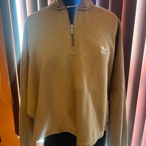 Adidas crop Zip-Up sweatshirt with joggers